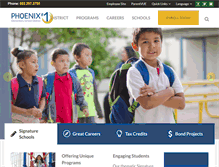 Tablet Screenshot of phxschools.org